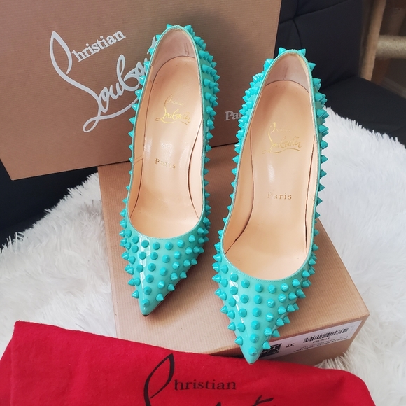 Christian Louboutin Shoes - Christian Louboutin Pigalle Spikes 120 Patent